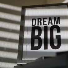dream big signage